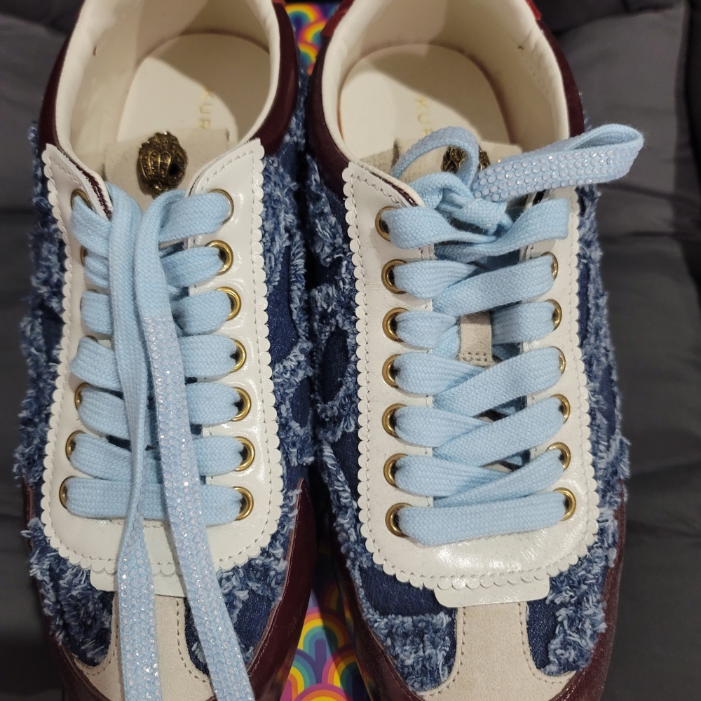 KURT GEIGER INSLINGTON DENIM SNEAKERS